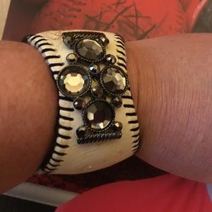 Custom Baseball Bracelet With Vintage Jewelry